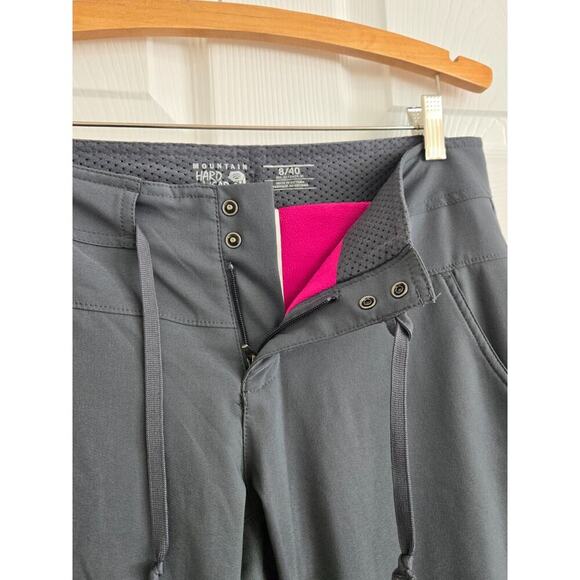Mountain Hardwear Women's Outdoor Pants Sz 8 Gray Insulated Athleisure - Picture 9 of 15